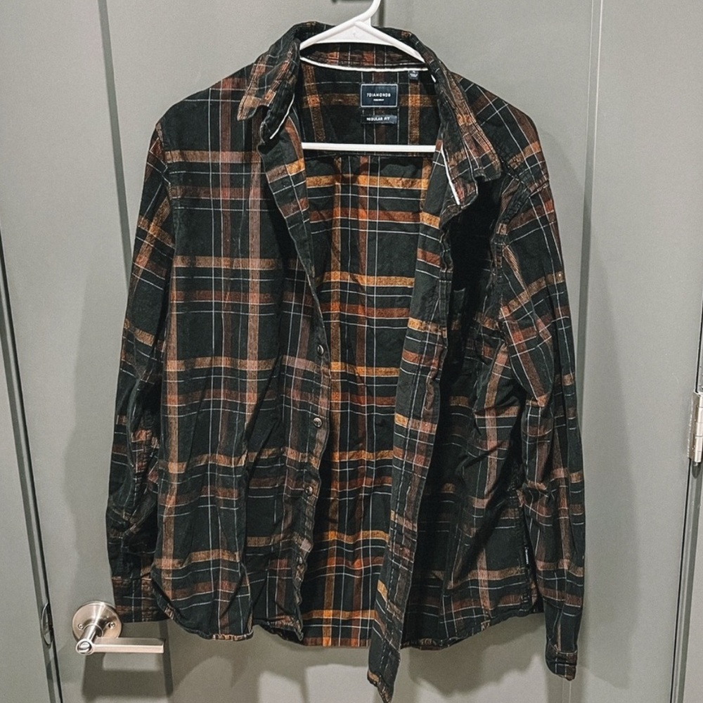 Nordstrom Rack Corduroy Flannel Shirt (XL)